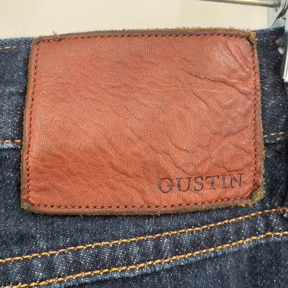 GUSTIN Raw Selvedge Denim Jeans - Slim Fit - Size 31 - Picture 9 of 14